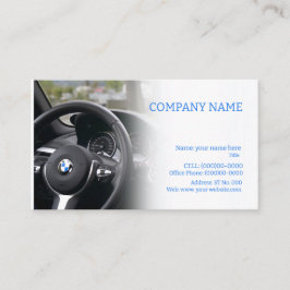 visitekaartje sjabloon auto