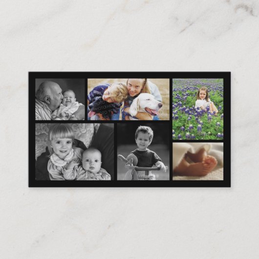 Visitekaartje Sjabloon fotograaf (Voorkant)