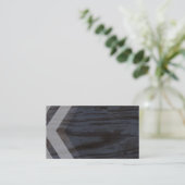 visitekaartje sjabloon hout patroon foto kunst (Staand voorkant)