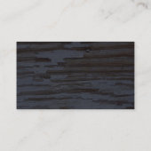 visitekaartje sjabloon hout patroon foto kunst (Achterkant)