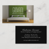 Visitekaartje Sjabloon interne ontwerper (Voorkant / Achterkant)