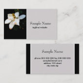 Visitekaartje Sjabloon Magnolia Originele Foto Art (Voorkant / Achterkant)