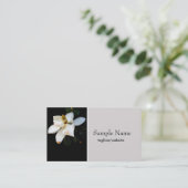 Visitekaartje Sjabloon Magnolia Originele Foto Art (Staand voorkant)