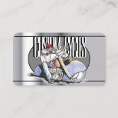 visitekaartje sjabloon motorfiets (Voorkant)