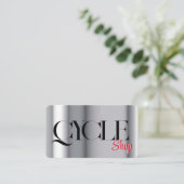 visitekaartje sjabloon motorfiets (Staand voorkant)