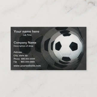 Visitekaartje Sjabloon Voetbal