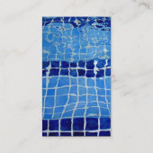 Visitekaartje Sjabloon zwembad (Achterkant)