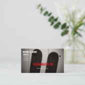 Visitekaartje skateboard (personaliseren) (Staand voorkant)