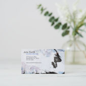 Visitekaartje skateboarder Grunge (Staand voorkant)