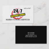 Visitekaartje sleepvrachtwagen (Voorkant / Achterkant)