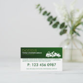 Visitekaartje sleepwagenwrecker (Staand voorkant)