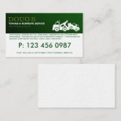 Visitekaartje sleepwagenwrecker (Voorkant / Achterkant)