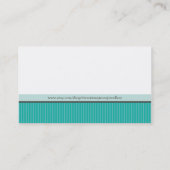 VISITEKAARTJE Smart Modern Monogram Jade Green (Achterkant)