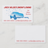 Visitekaartje Sneeuwploegen (Voorkant / Achterkant)