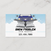 Visitekaartje sneeuwploegendienst (Voorkant)