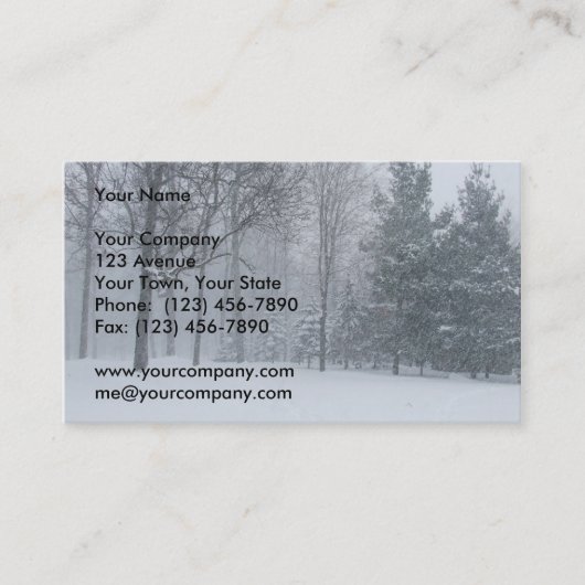 Visitekaartje sneeuwruimen (Voorkant)