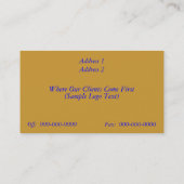 Visitekaartje snijcirkel (Achterkant)