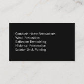 Visitekaartje snijpad (Achterkant)