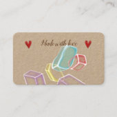 visitekaartje "Soap Seife wonderbaarlijke leuke ma (Voorkant)