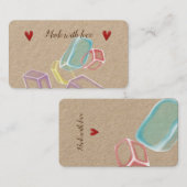 visitekaartje "Soap Seife wonderbaarlijke leuke ma (Voorkant / Achterkant)