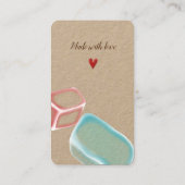 visitekaartje "Soap Seife wonderbaarlijke leuke ma (Achterkant)