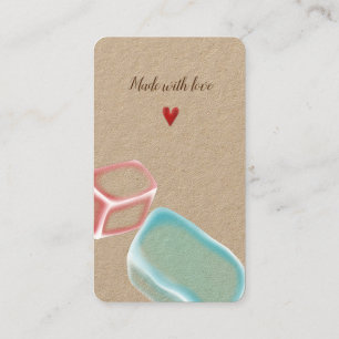 visitekaartje "Soap Seife wonderbaarlijke leuke ma