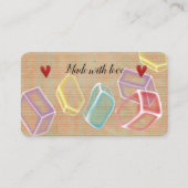 visitekaartje "Soap Seife wonderbaarlijke leuke ma (Voorkant)