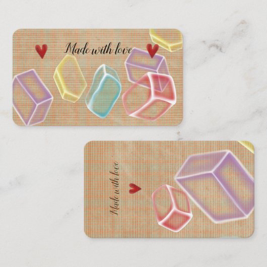 visitekaartje "Soap Seife wonderbaarlijke leuke ma (Voorkant / Achterkant)