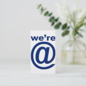 Visitekaartje sociaal profiel tfP 2.0 Wer@b tfPbak (Staand voorkant)