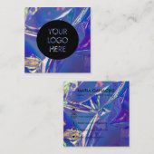 Visitekaartje sociale media hologram (Voorkant / Achterkant)