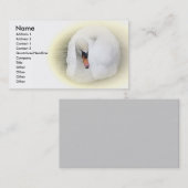 Visitekaartje sostzwanen (Voorkant / Achterkant)