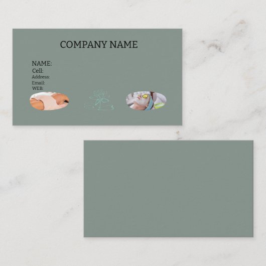 Visitekaartje spa (Voorkant / Achterkant)