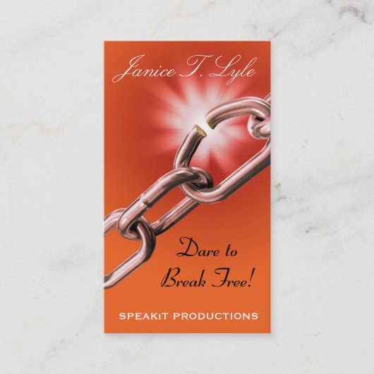 VISITEKAARTJE SPEAKiT PRODUCTIONS (Voorkant)