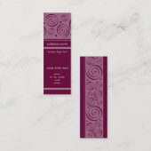 Visitekaartje Spiral Pattern Bladwijzer (Voorkant / Achterkant)