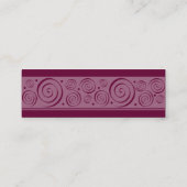 Visitekaartje Spiral Pattern Bladwijzer (Achterkant)