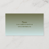 Visitekaartje spoorweg (Achterkant)