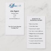 visitekaartje - Standaard portret (Voorkant / Achterkant)