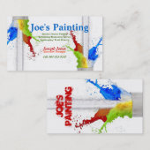 Visitekaartje-Steekproef (Herziene het Schilderen  Visitekaartje (Voorkant / Achterkant)