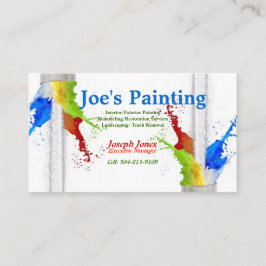 Visitekaartje-Steekproef (Herziene het Schilderen  Visitekaartje