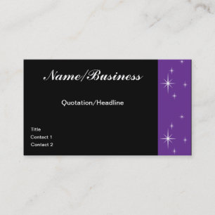 Visitekaartje sterren