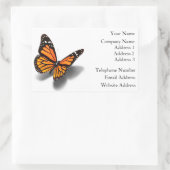 Visitekaartje Stickers vlinder (Tas)