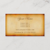 Visitekaartje  stijl (Achterkant)