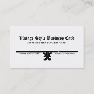 Visitekaartje  stijl