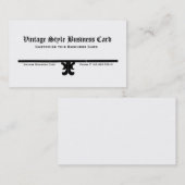 Visitekaartje  stijl (Voorkant / Achterkant)