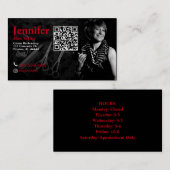 Visitekaartje Stijlfoto met QR-code (Voorkant / Achterkant)