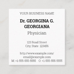 Visitekaartje  stijlspecialist