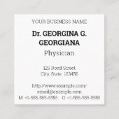 Visitekaartje  stijlspecialist (Voorkant)