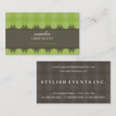 VISITEKAARTJE :: stijlvol patterned 12 (Voorkant / Achterkant)