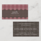 VISITEKAARTJE :: stijlvol patterned 13 (Voorkant / Achterkant)