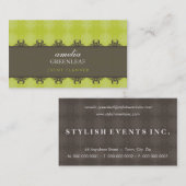 VISITEKAARTJE :: stijlvol patterned 7 (Voorkant / Achterkant)